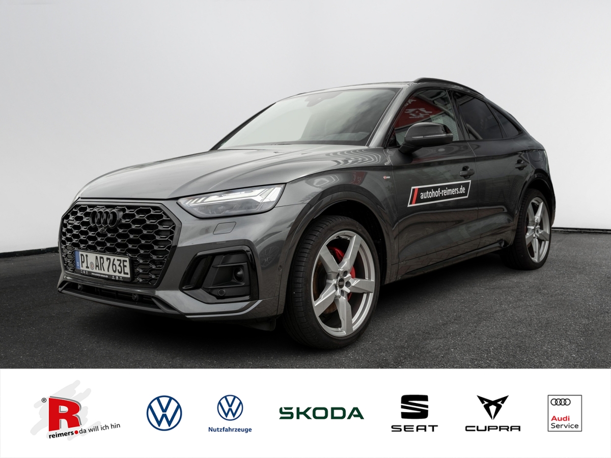 Audi Q5 55 Sportback 2.0 TFSI e quattro S line AHK+NAVI+KAM+LED+B&O+VIRT