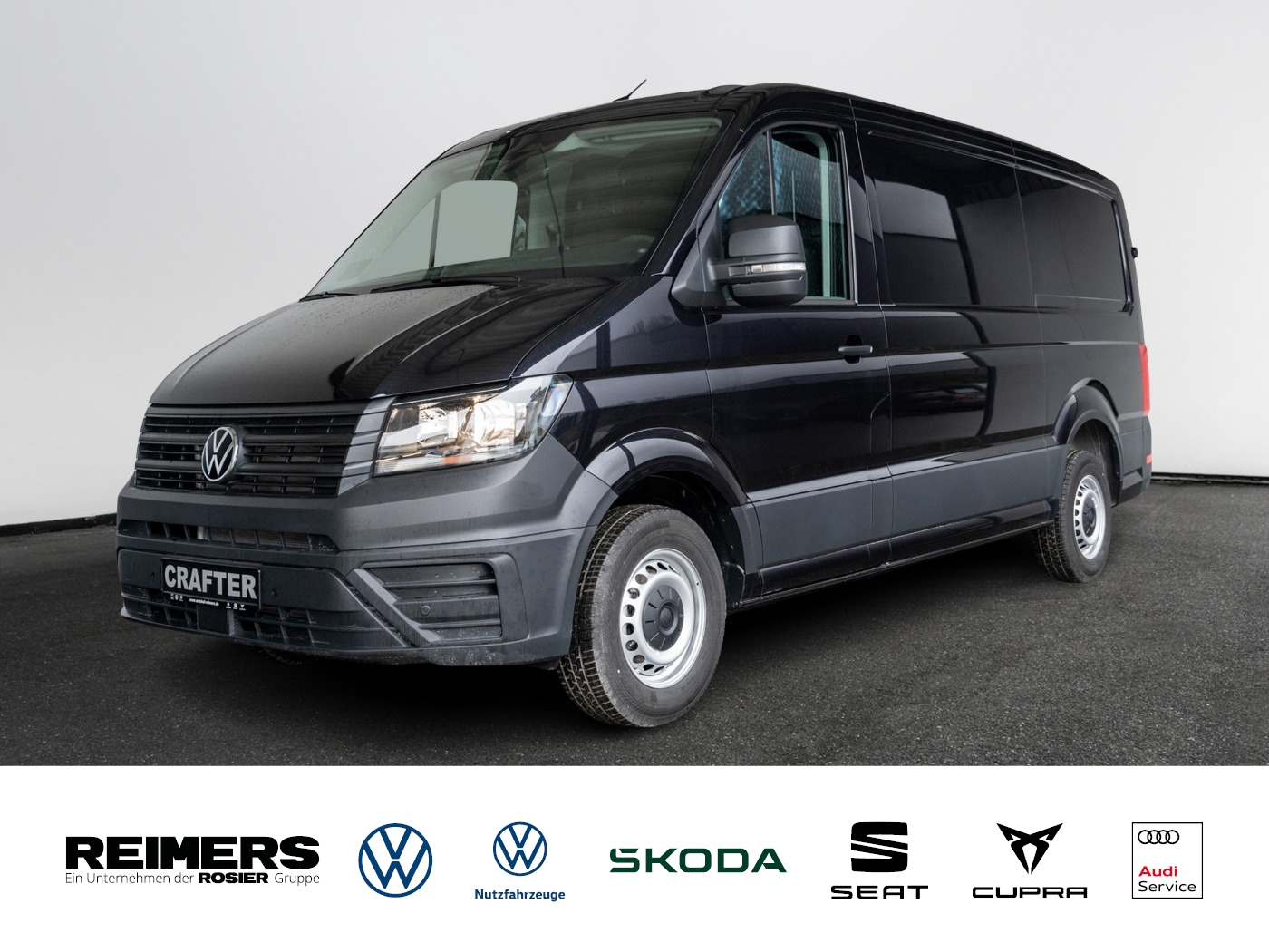 VW - Crafter 35 MR Kasten 2.0TDI KLIMA+AHK+RFK+GJR_1